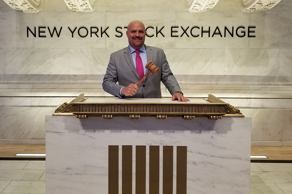 Mark Henry Visits the New York Stock Exchange